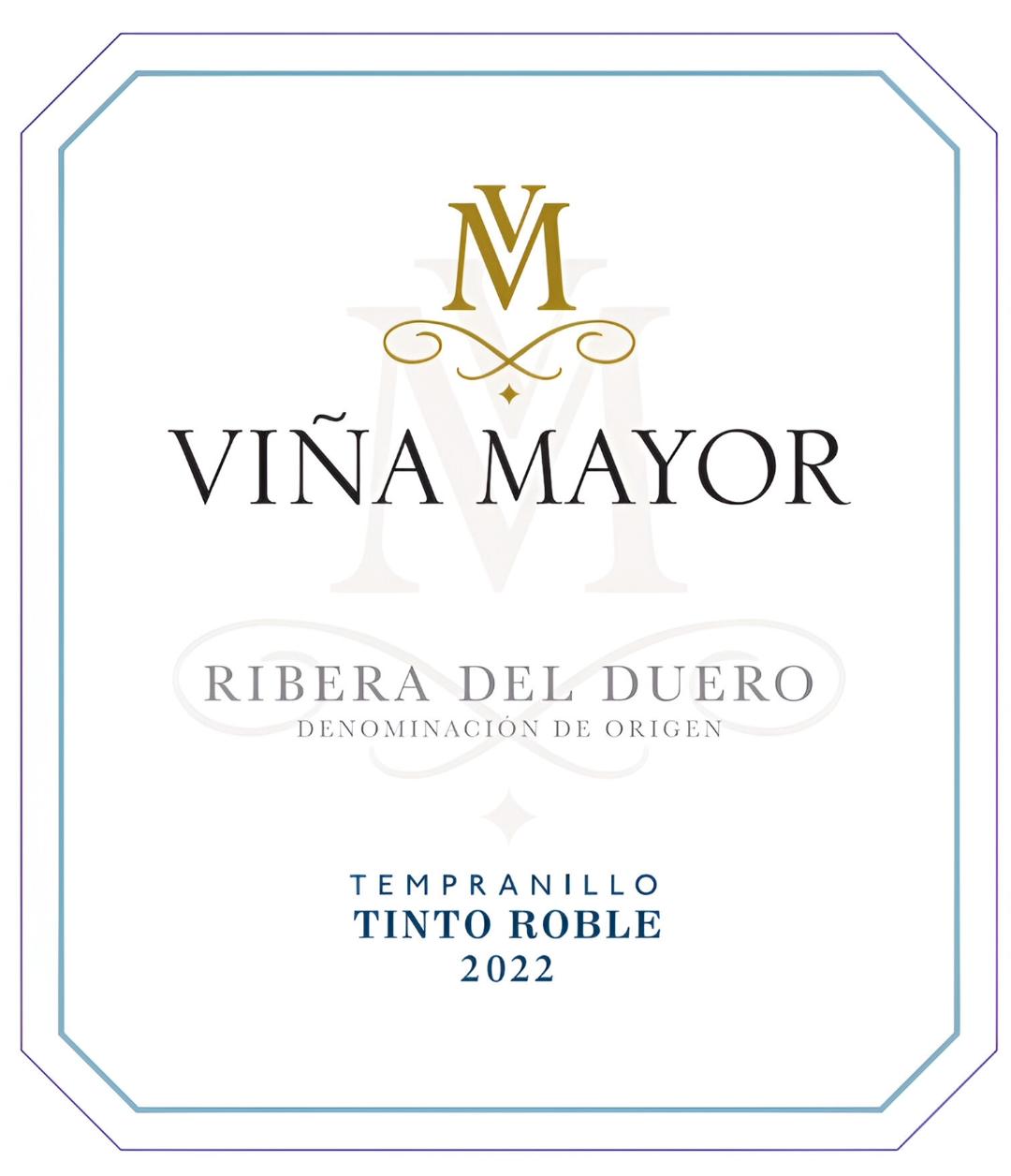 TABC label artwork for Vina Mayor Tinto Roble