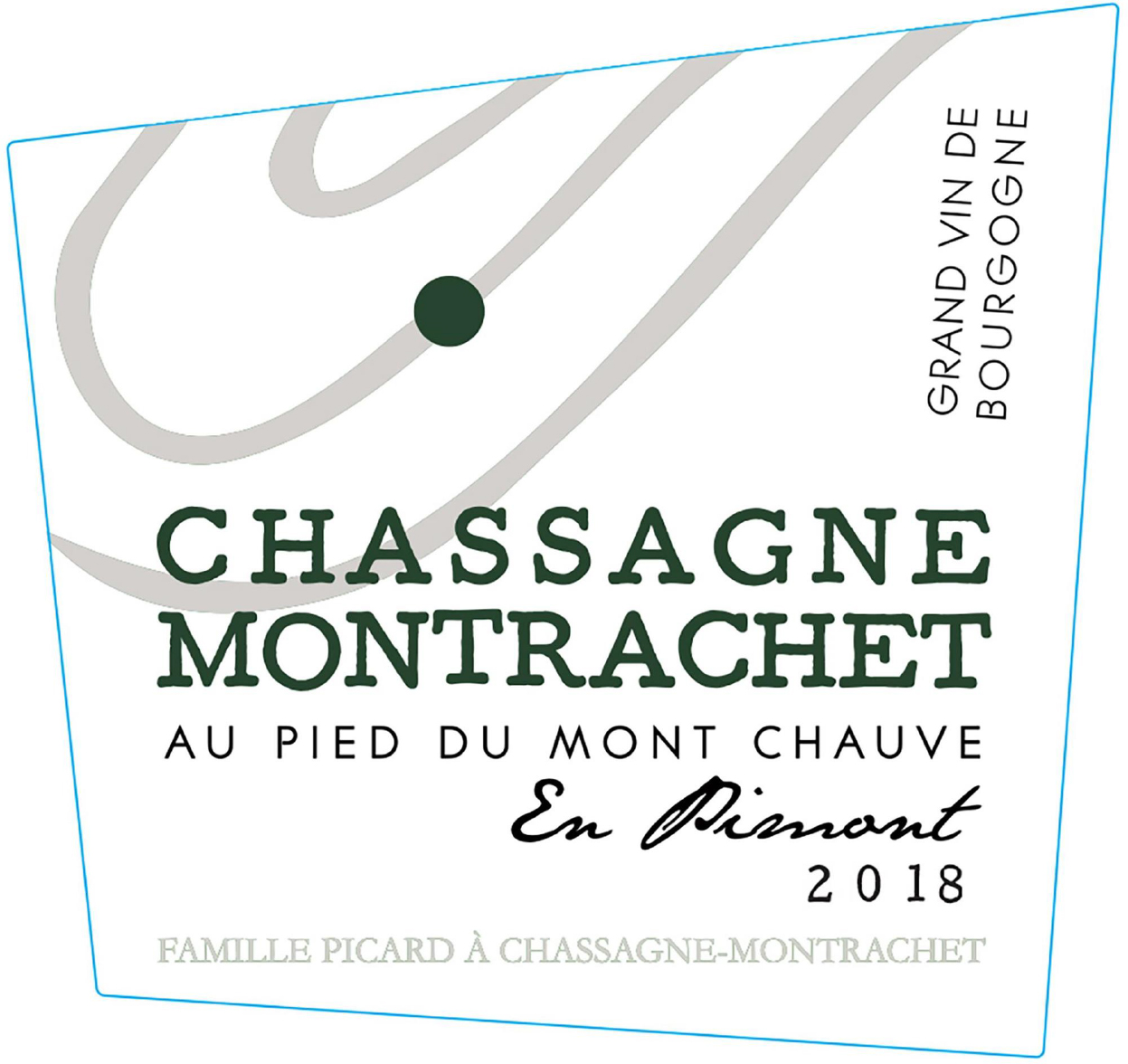 TABC label artwork for AU PIED DU MONT CHAUVE CHASSAGNE MONTRACHET