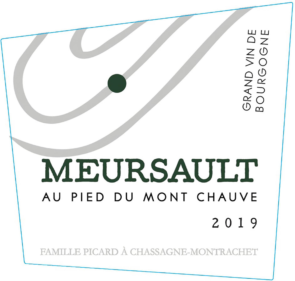 TABC label artwork for AU PIED DU MONT CHAUVE MEURSAULT WHITE