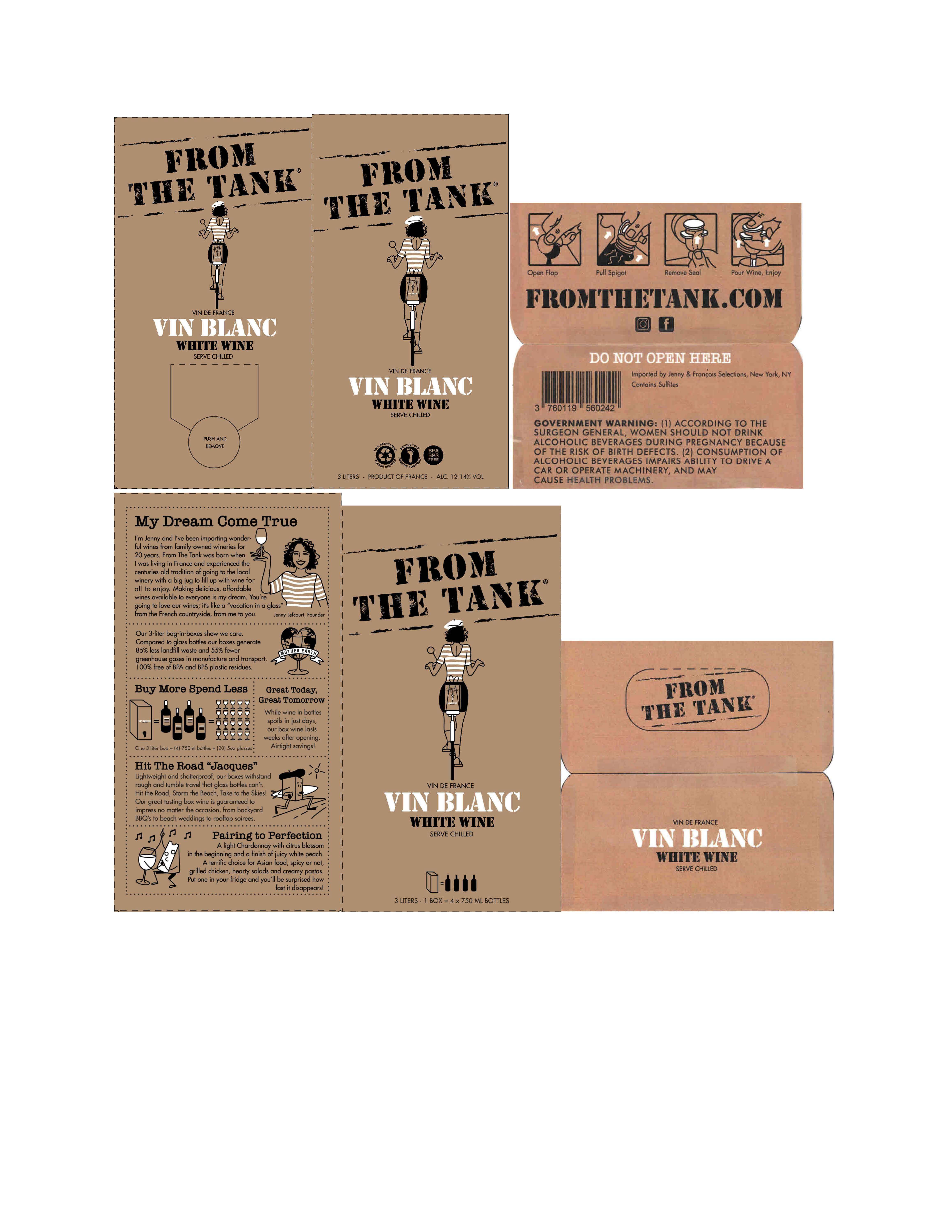 TABC label artwork for From The Tank, Box White