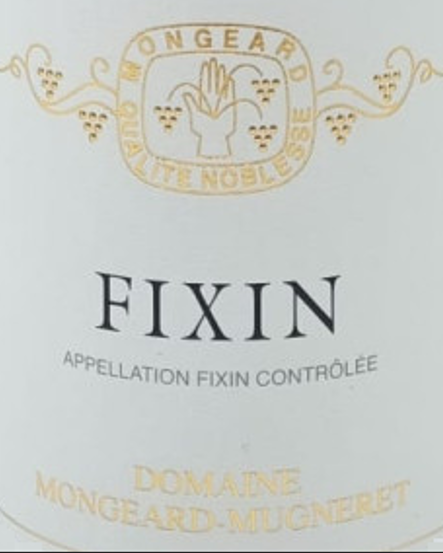TABC label artwork for MONGEARD MUGNERET FIXIN