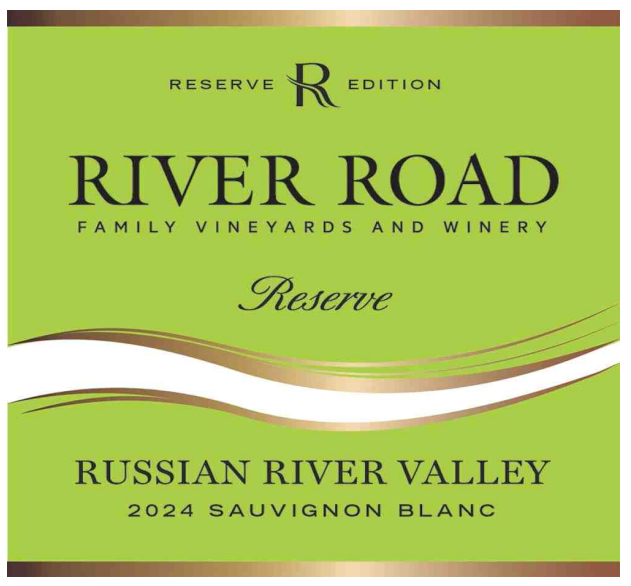 TABC label artwork for River Road Sauvignon Blanc Reserve Russian River Valley