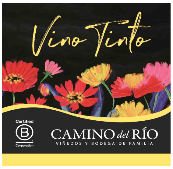 TABC label artwork for Camino del Rio Vino Tinto California