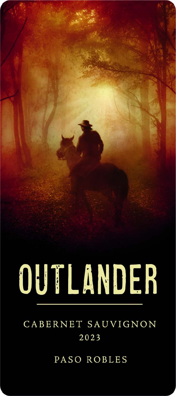 TABC label artwork for Outlander Cabernet Sauvignon Paso Robles
