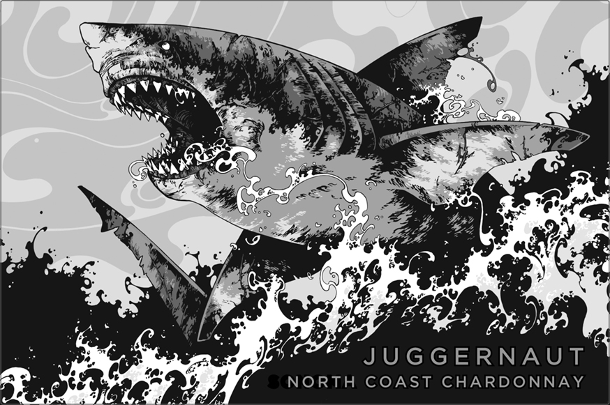 TABC label artwork for Juggernaut Chardonnay North Coast