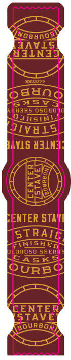 TABC label artwork for CENTER STAVE OLOROSO SHERRY CASKS FINISHED