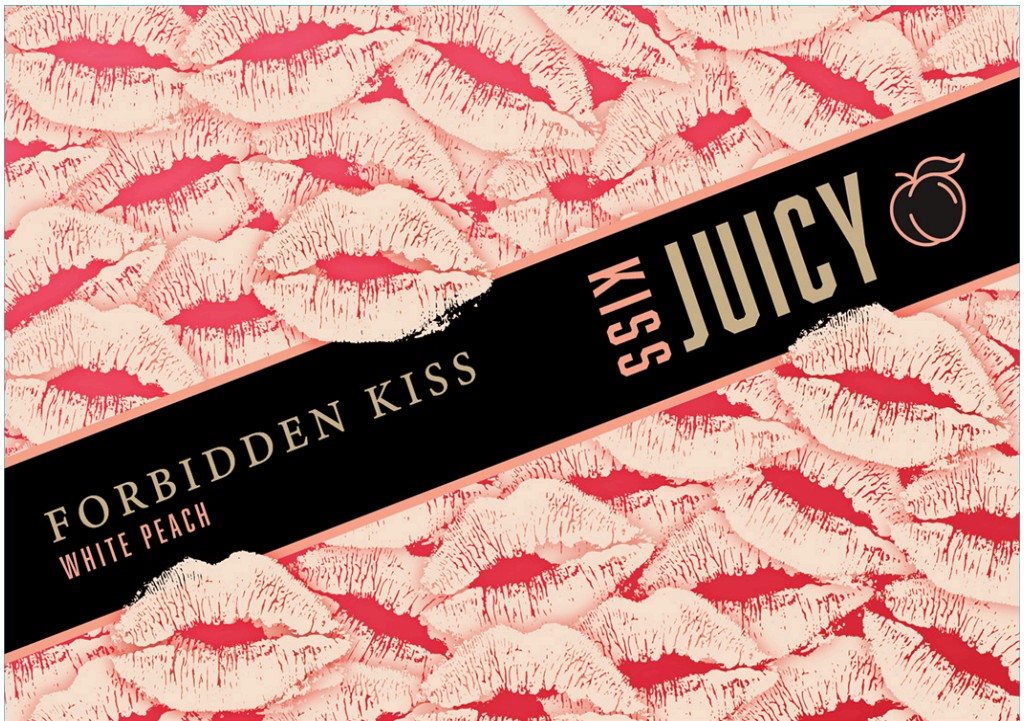 TABC label artwork for Forbidden Kiss White Peach