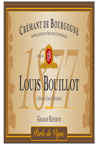 TABC label artwork for Louis Bouillot Perle de Vigne Brut