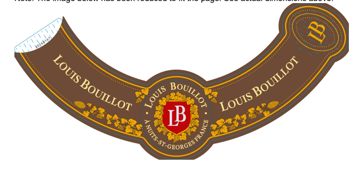 TABC label artwork for Louis Bouillot Perle d'Aurore Rose