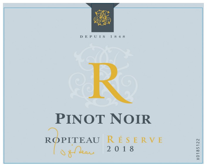 TABC label artwork for Ropiteau Pinot Noir Reserve