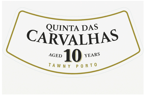TABC label artwork for Quinta Das Carvalhas 10-Year-Old Tawny Porto Decanter Gift