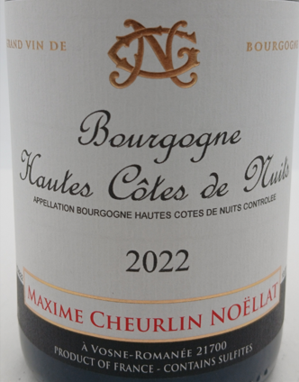 TABC label artwork for MAXIME CHEURLIN NOELLAT BOURGOGNE HAUTES COTES DE NUITS