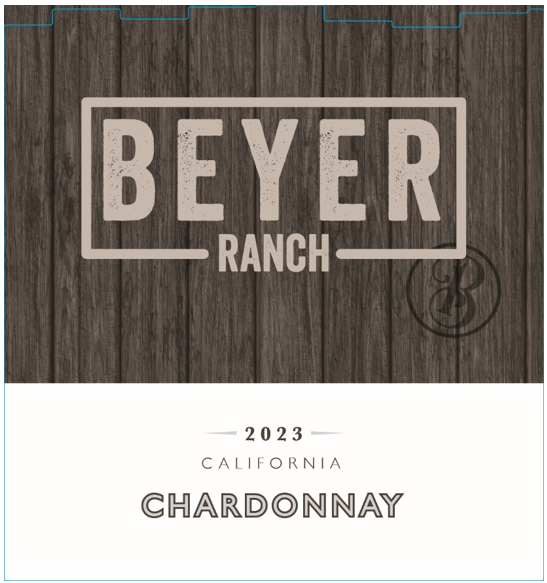 TABC label artwork for Beyer Ranch Chardonnay California 2023