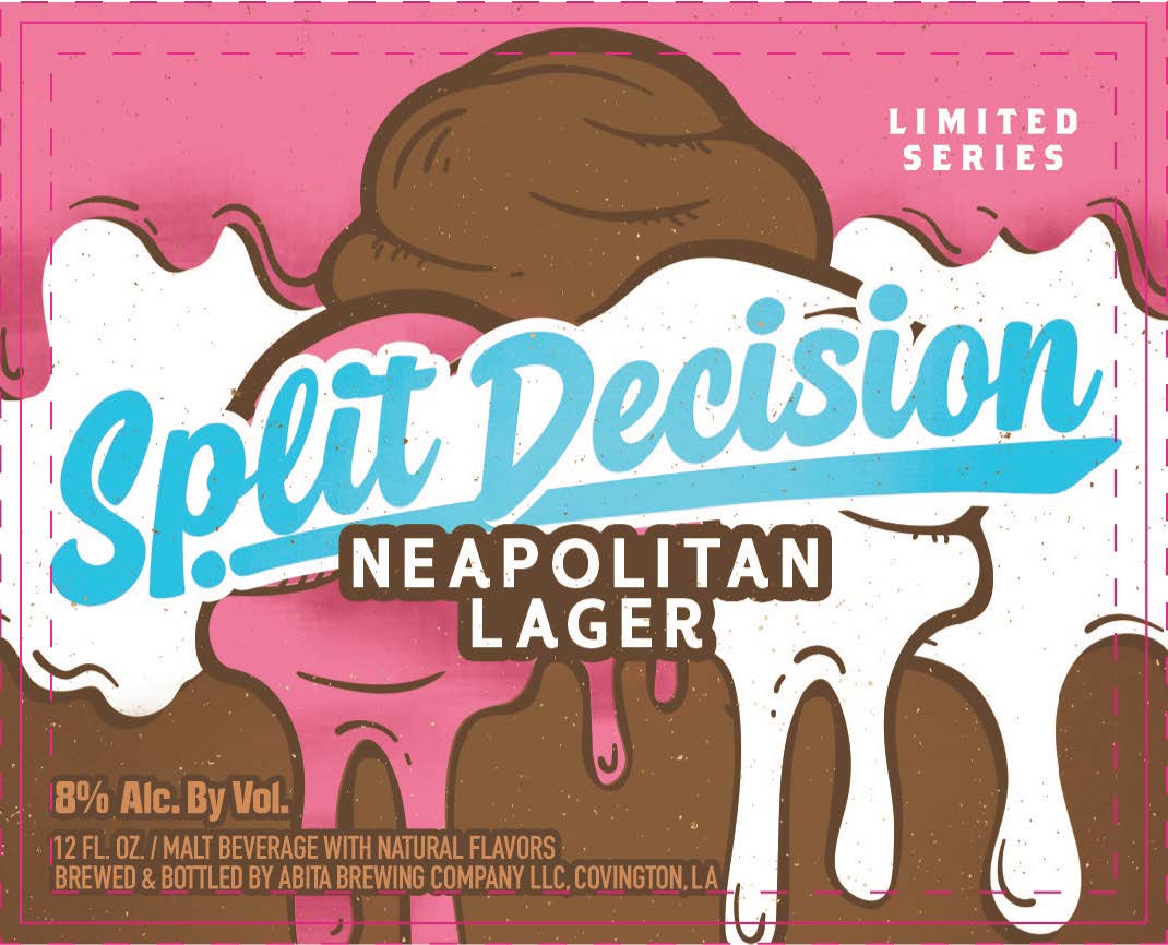 TABC label artwork for Split Decision