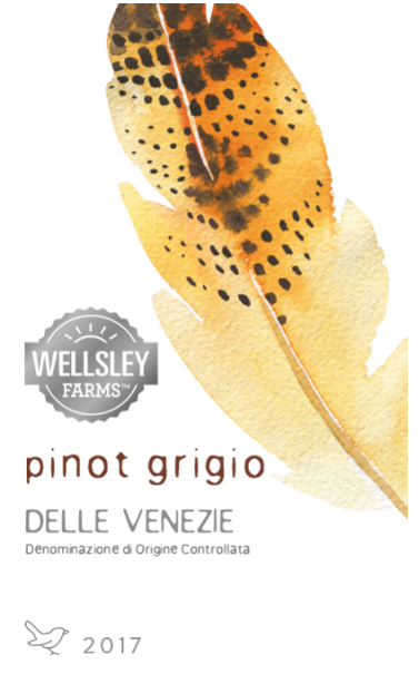 TABC label artwork for Wellsley Farms Pinot Grigio