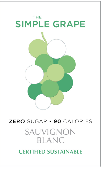 TABC label artwork for The Simple Grape Sauvignon Blanc