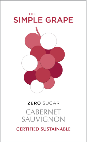 TABC label artwork for The Simple Grape Cabernet Sauvignon