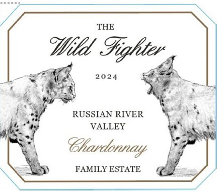 TABC label artwork for THE WILD FIGHTER CHARDONNAY
