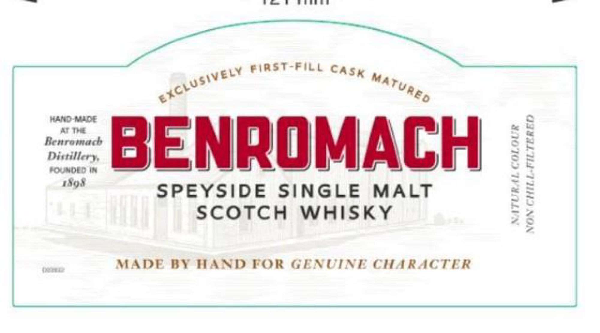 TABC label artwork for Benromach 16Yr Tuscan Wine Cask