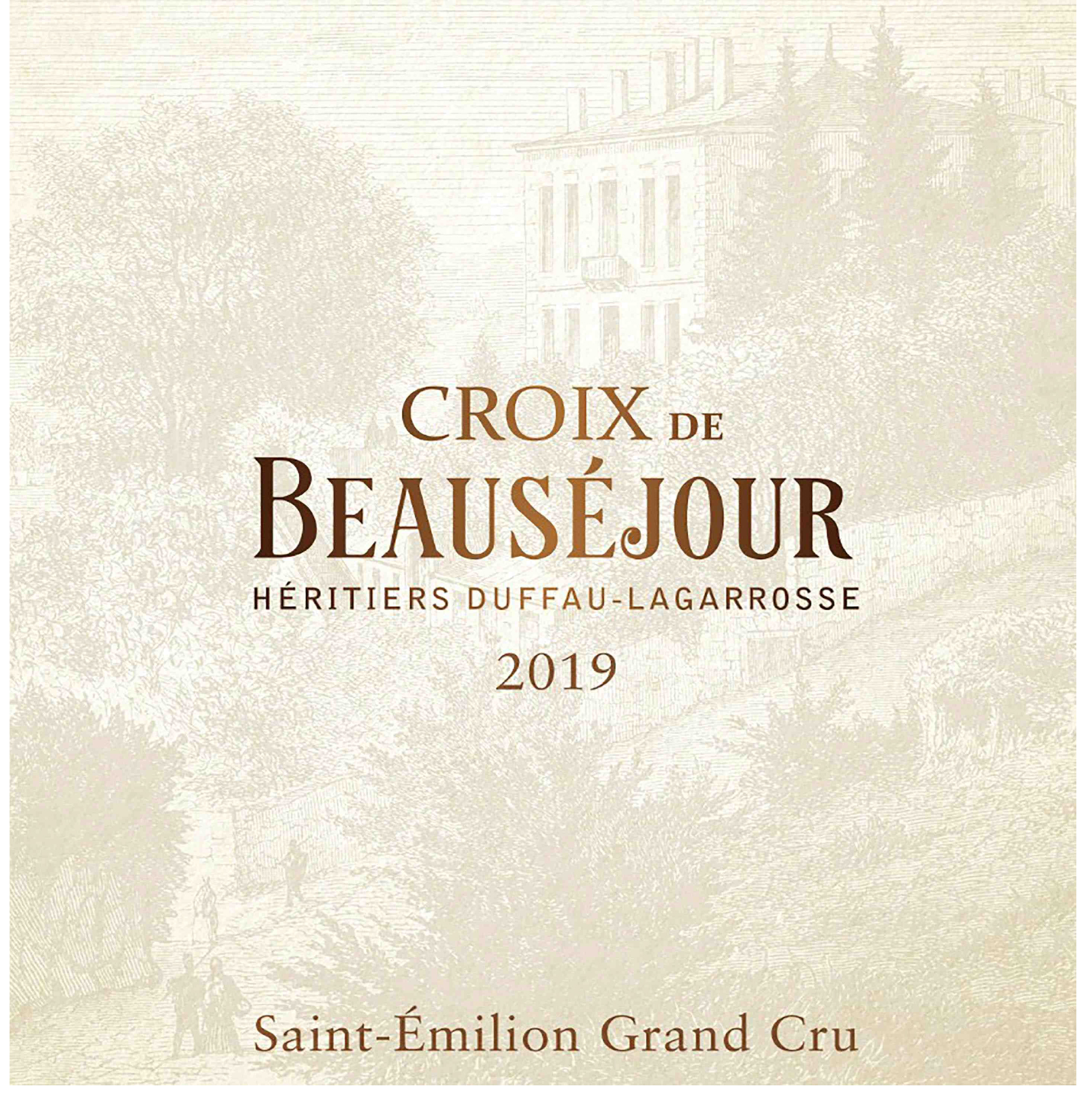 TABC label artwork for Croix de Beausejour St Emilion Grand Cru