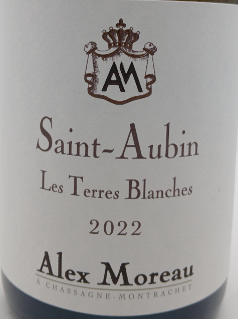 TABC label artwork for ALEX MOREAU LES TERRES BLANCHES