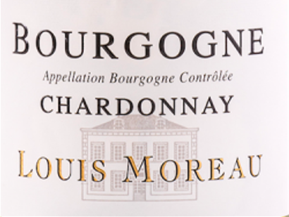 TABC label artwork for LOUIS MOREAU CHARDONNAY BOURGOGNE
