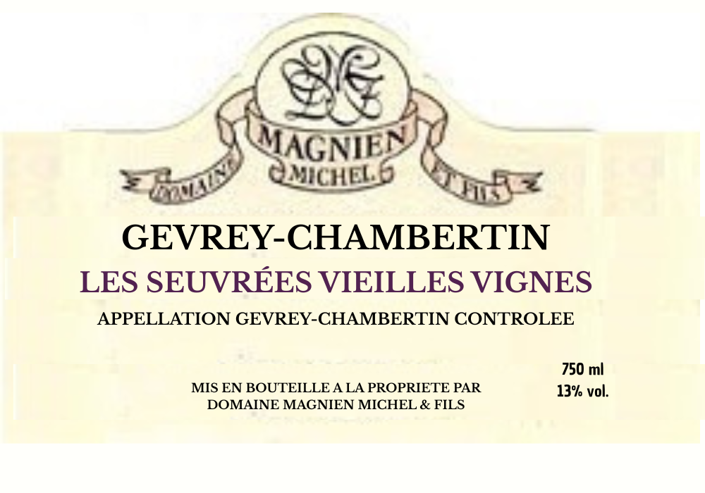TABC label artwork for MICHEL MAGNIEN LES SEUVREES