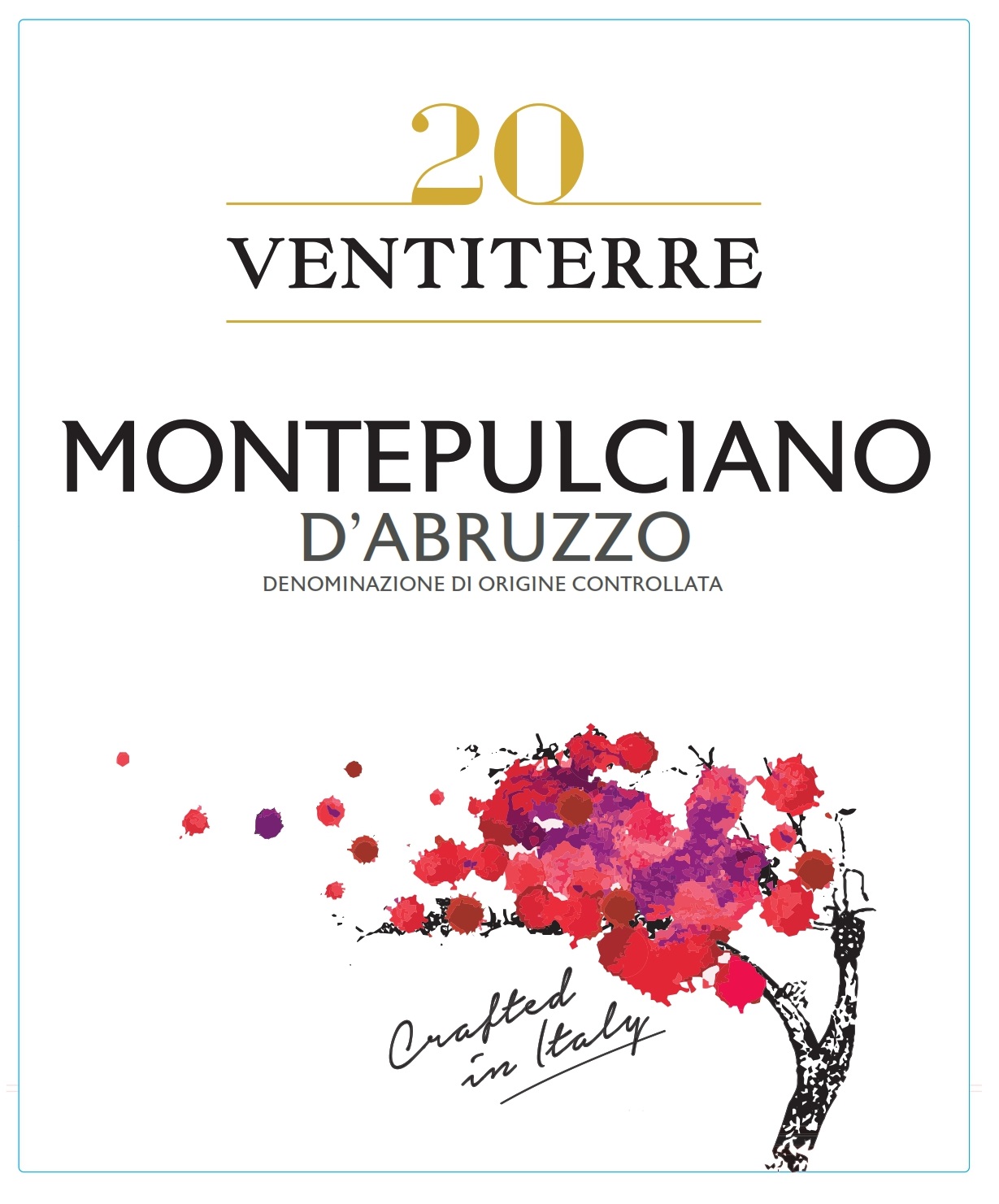 TABC label artwork for Ventiterre