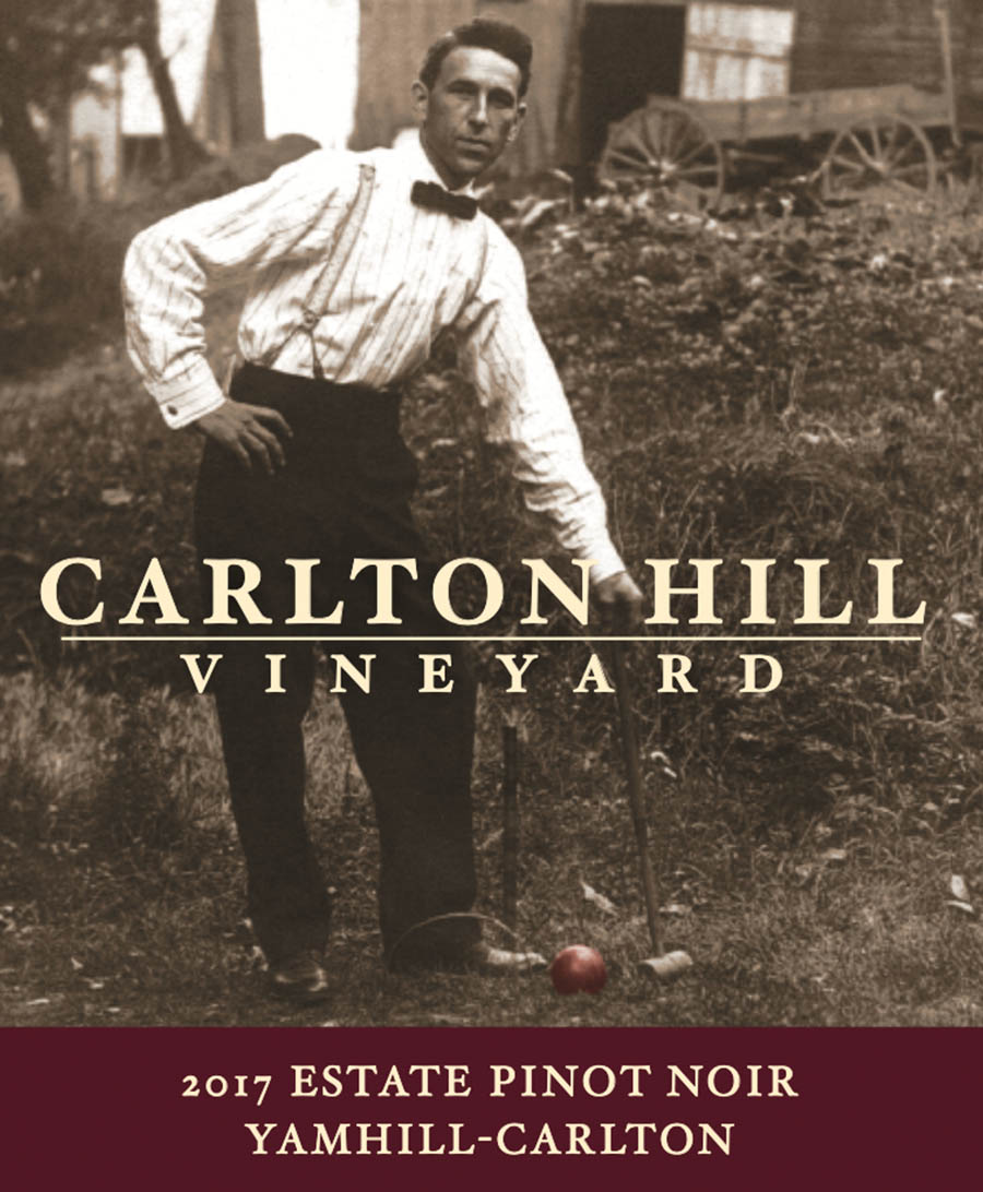 TABC label artwork for Carlton Hill Vineyard 2017 Estate Pinot Noir
