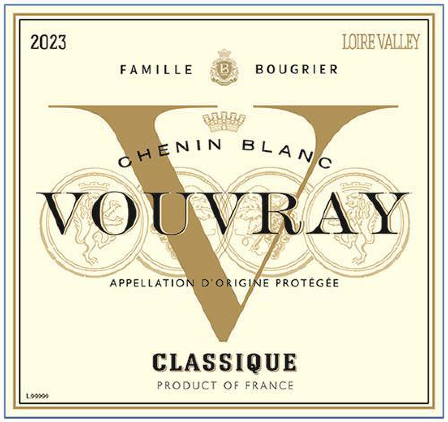 TABC label artwork for Famille Bougrier Classique Chenin Blanc Vouvray