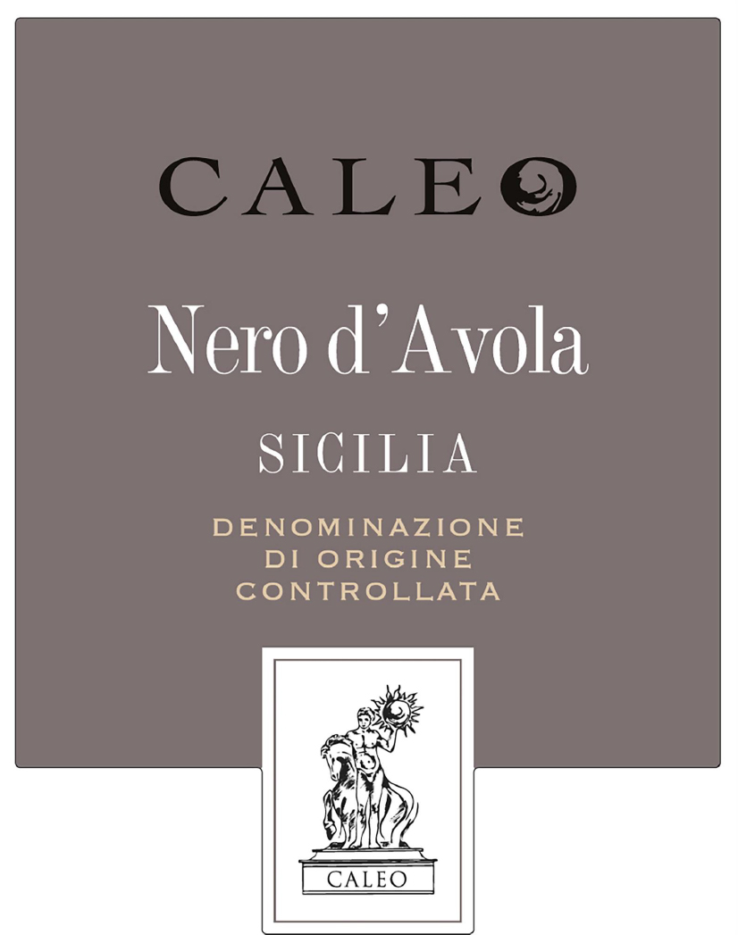 TABC label artwork for Caleo Nero d’Avola Sicilia