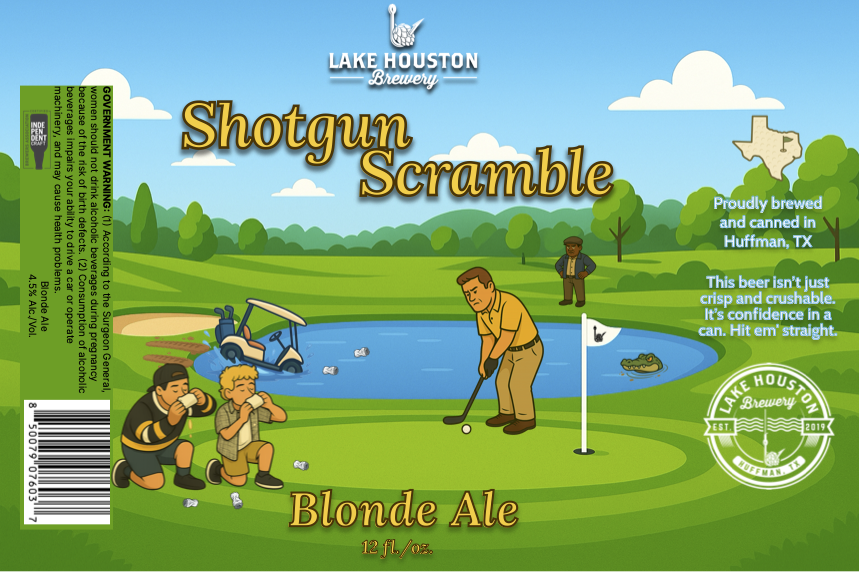TABC label artwork for Shotgun Scramble