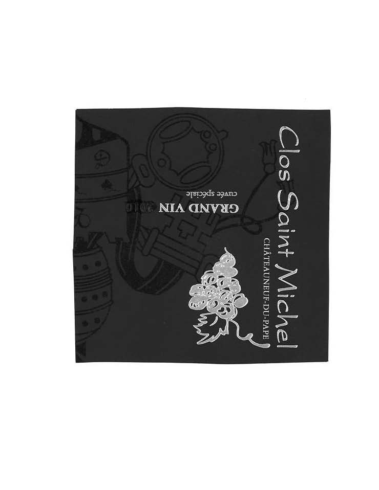 TABC label artwork for Clos Saint Michel Cuvee Speciale Chateauneuf du Pape
