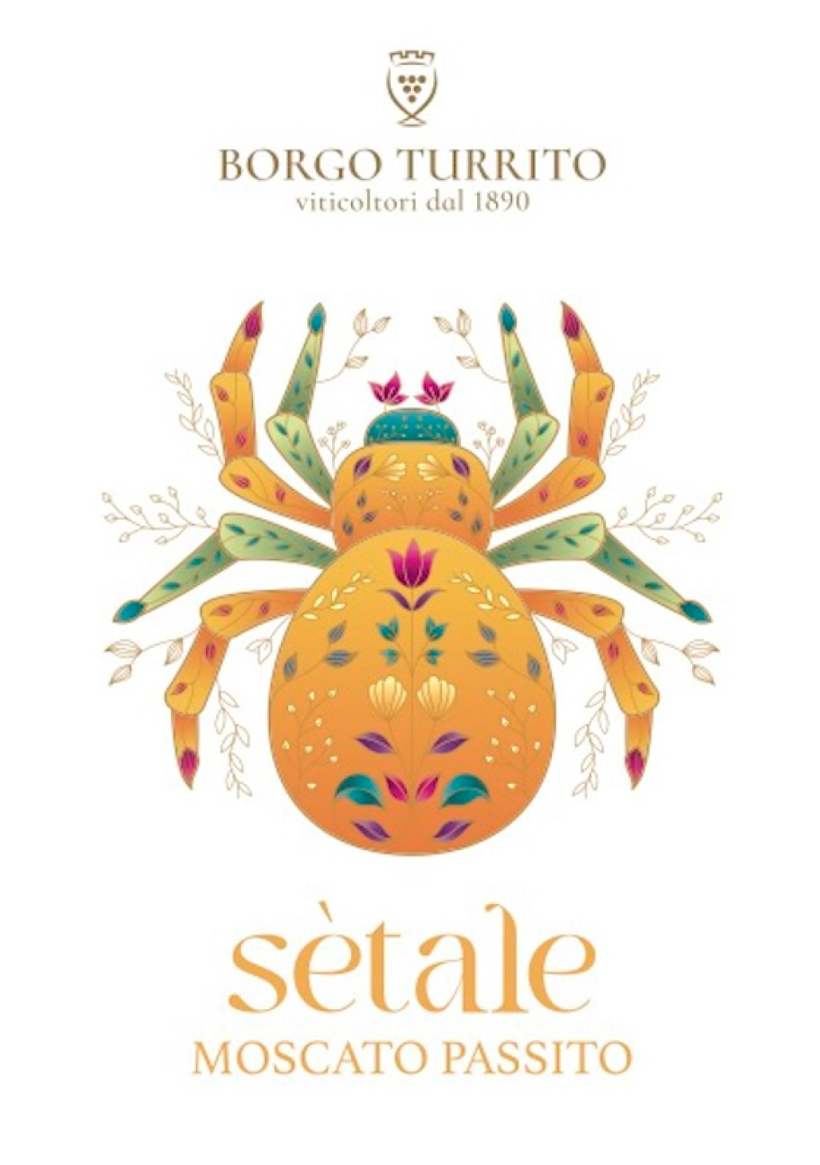 TABC label artwork for Borgo Turrito Setale Moscato Passito