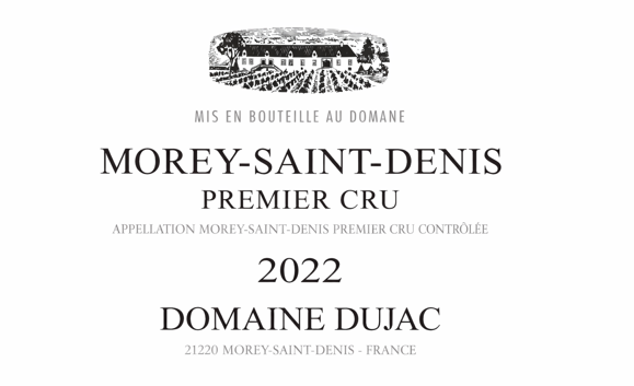 TABC label artwork for DOMAINE DUJAC MOREY SAINT DENIS PREMIER CRU