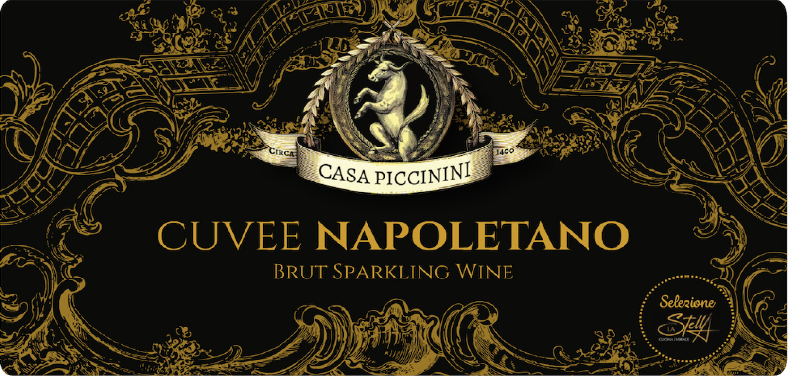 TABC label artwork for Casa Piccinini Cuvee Napoletano