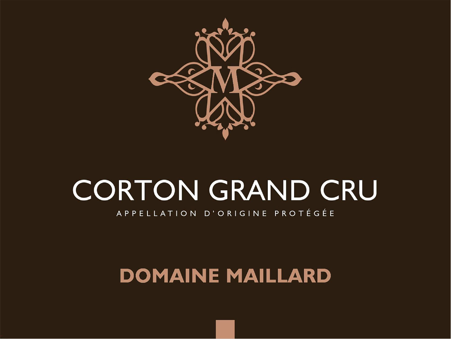 TABC label artwork for Domaine Maillard Chardonnay Corton Grand Cru
