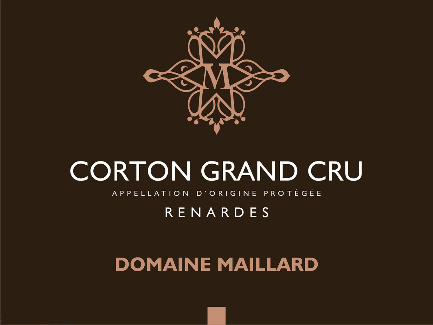 TABC label artwork for Domaine Maillard Pinot Noir Renardes Corton Grand Cru