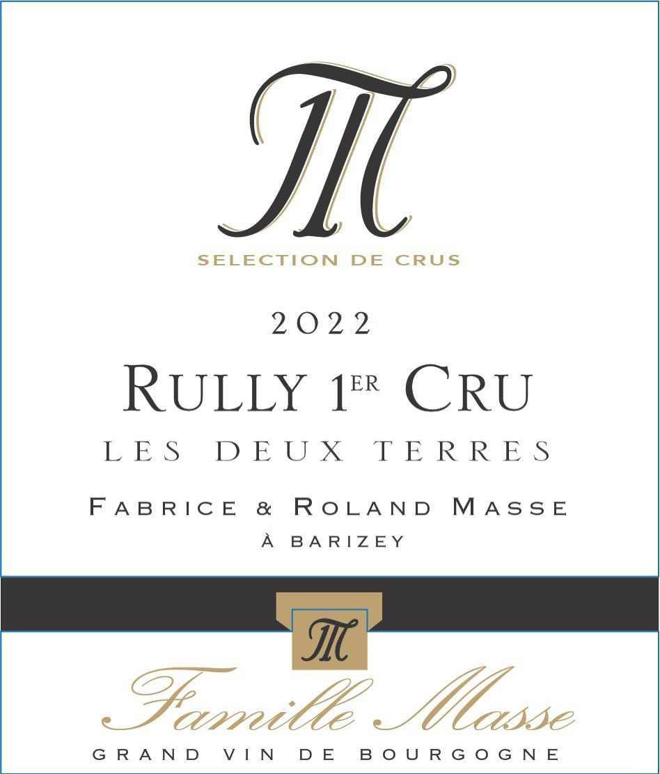 TABC label artwork for Familie Masse Rully Blanc 1er Les Deux Terres
