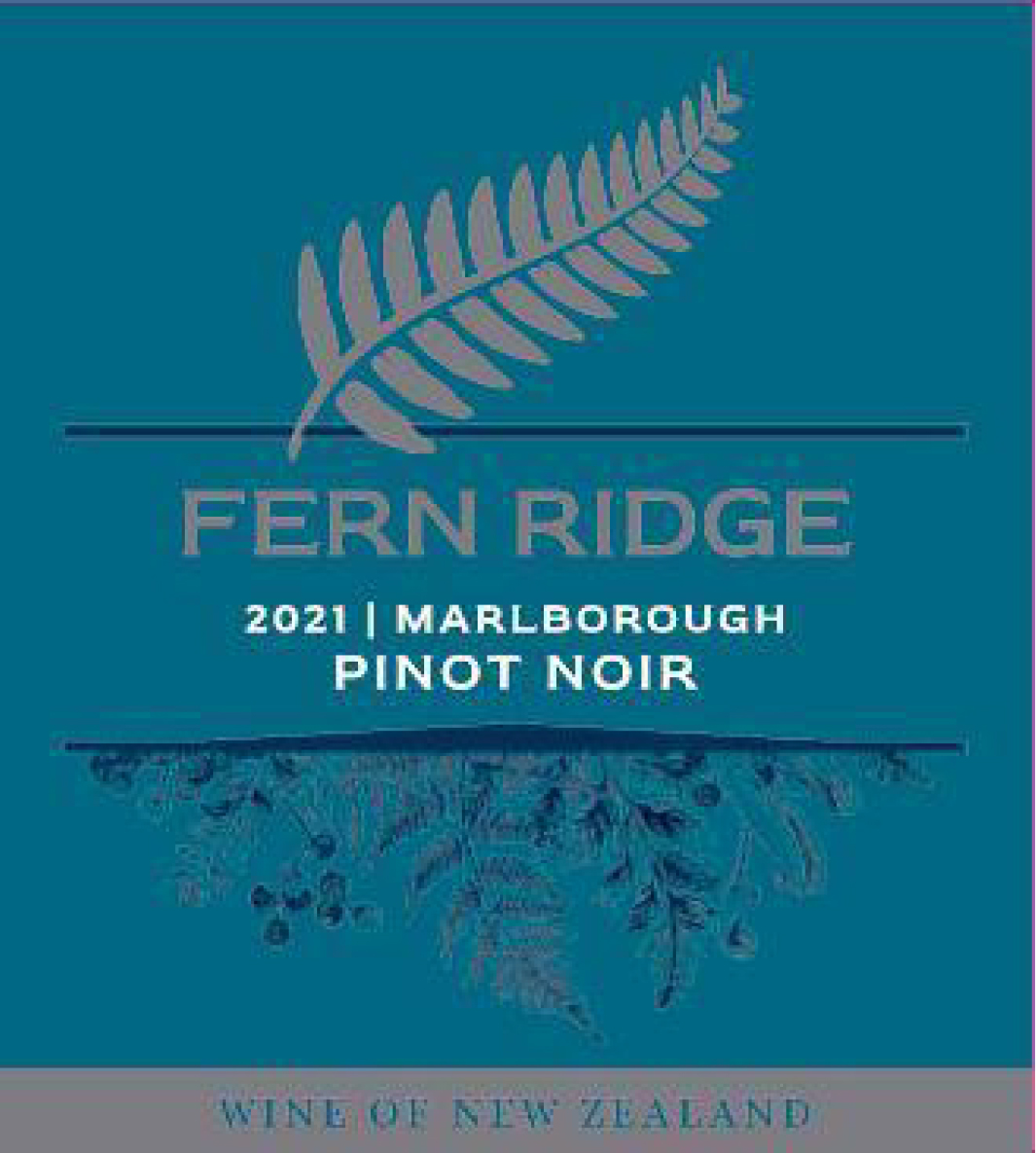 TABC label artwork for Fern Ridge Pinot Noir Marlborough