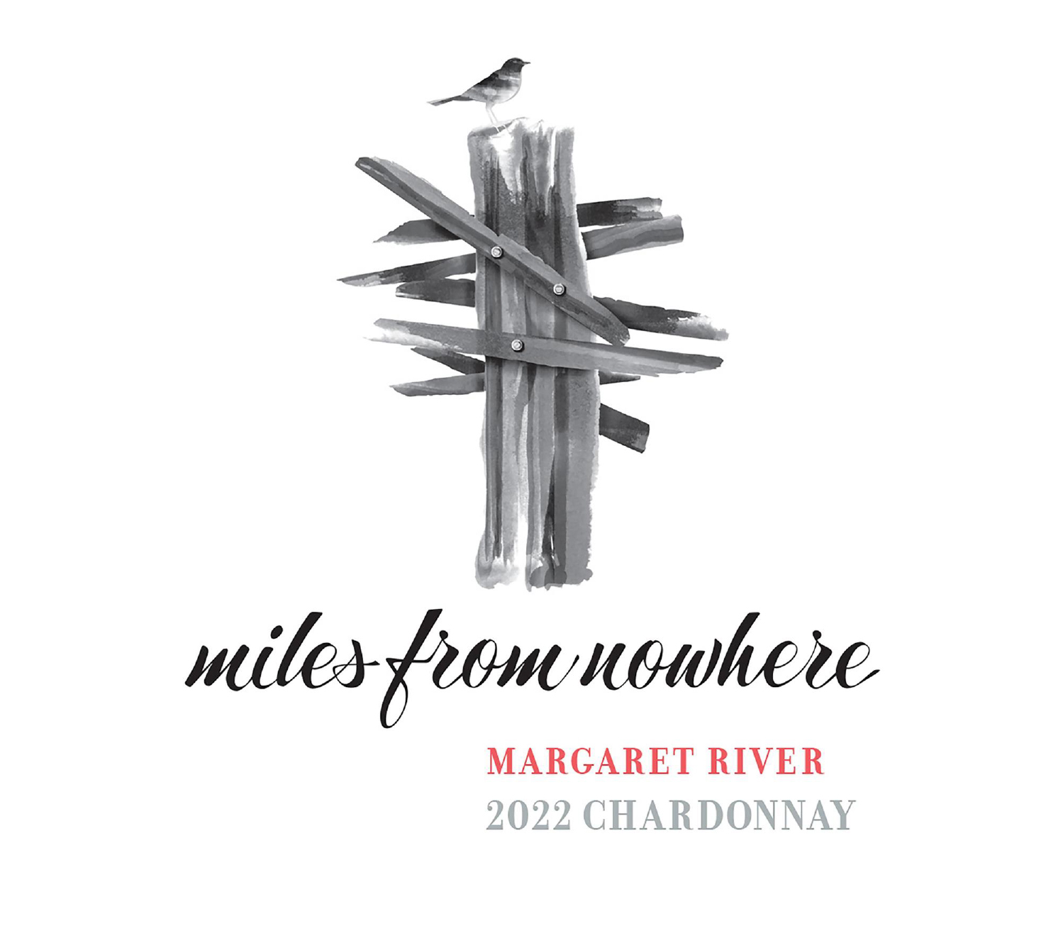 TABC label artwork for Miles From Nowhere Chardonnay Margaret River