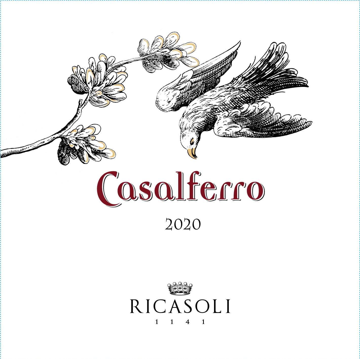 TABC label artwork for Ricasoli "Casalferro" Rosso Toscana IGT