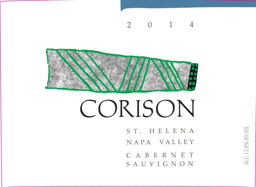 TABC label artwork for Corison Cabernet Sauvignon St. Helena