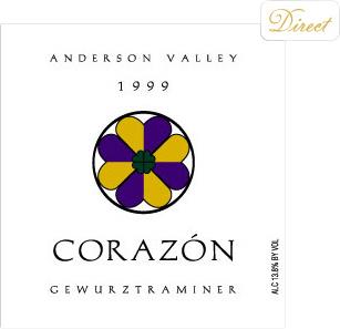 TABC label artwork for Corazon Gewurztraminer