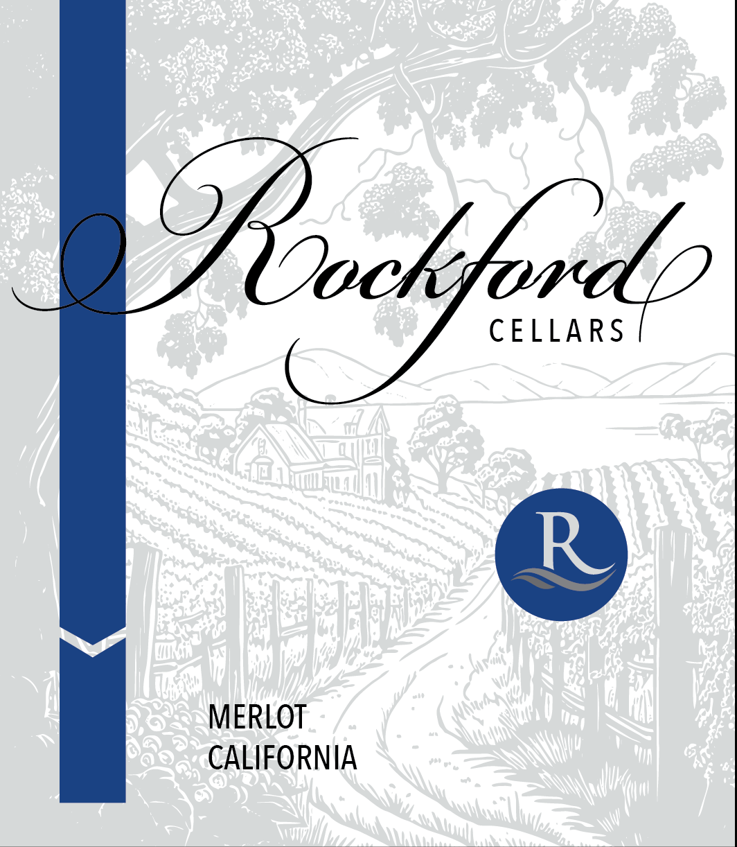 TABC label artwork for Rockford Cellars Merlot California