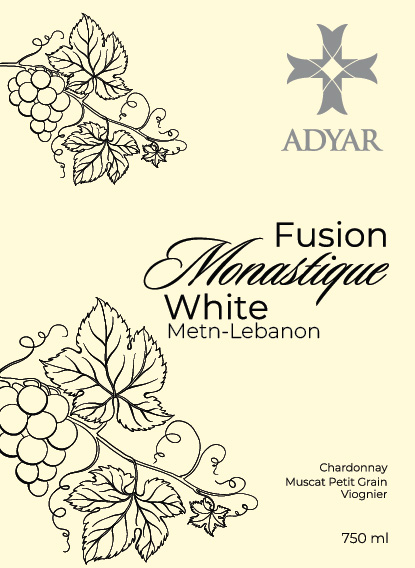 TABC label artwork for ADYAR Fusion White