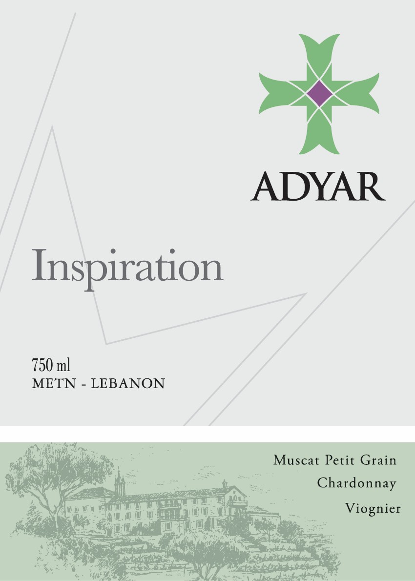 TABC label artwork for ADYAR Inspiration White
