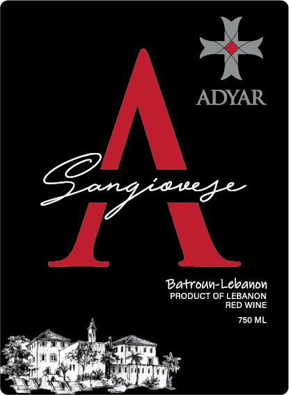 TABC label artwork for ADYAR Sangiovese
