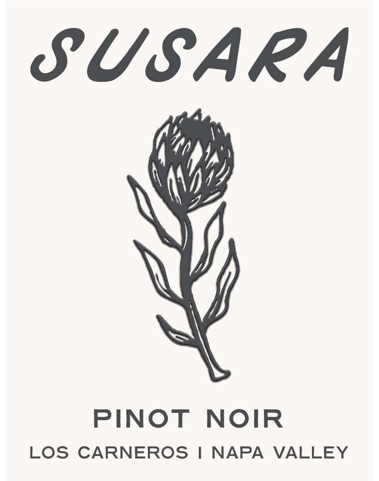 TABC label artwork for SUSARA PINOT NOIR