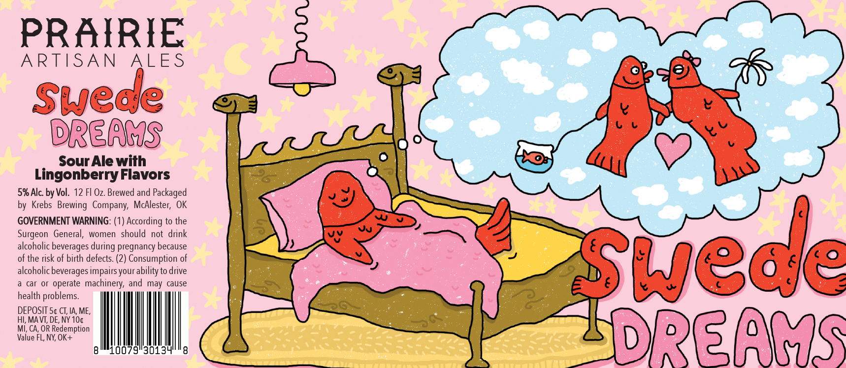 TABC label artwork for Prairie Artisan Ales Swede Dreams